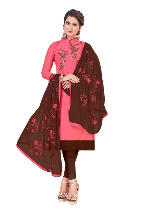 Generic Women's Modal Silk Salwar Material (Pige ,