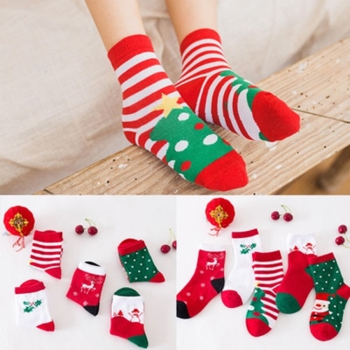 Brand New baby Kid Boy Girl Christmas Socks Santa