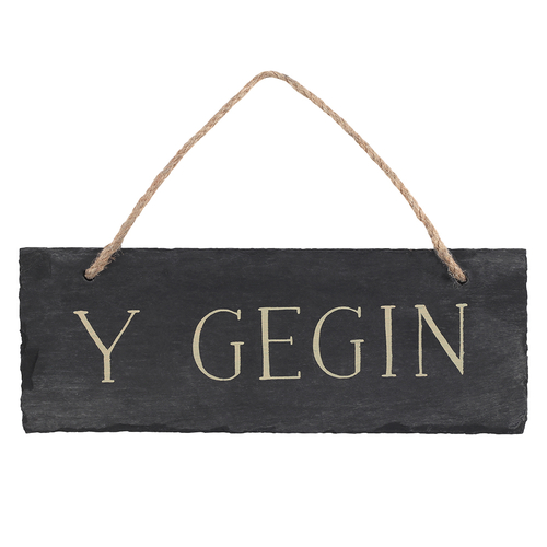 Y Gegin Slate Sign