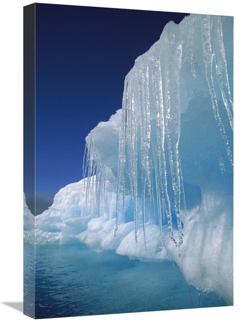Global Gallery GCS-453432-1624-142 16 x 24 in. Icicles Hanging From Ic