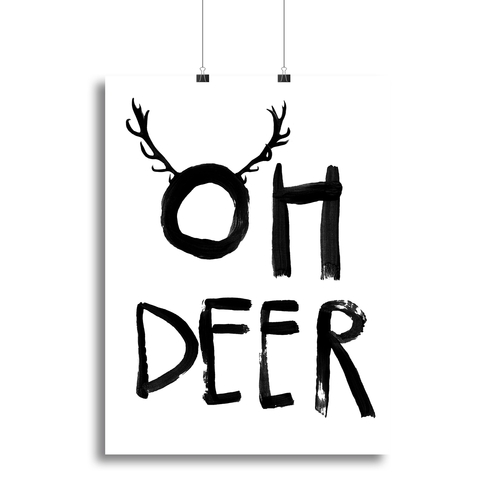 Oh Deer Canvas Print or Poster