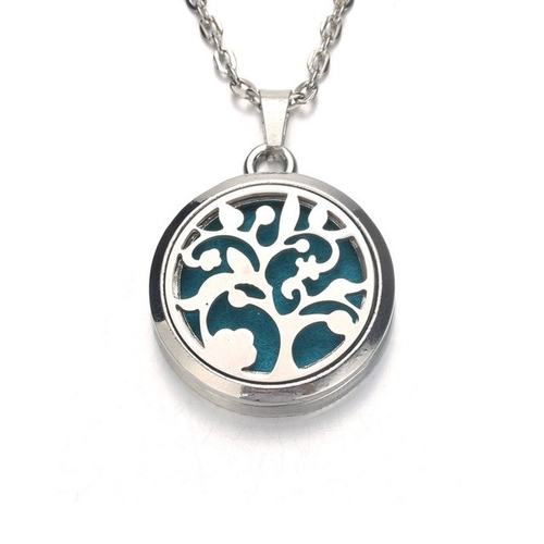 Creative Aroma tree of Life Diffuser Necklace