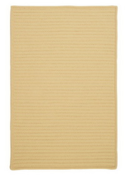 Colonial Mills Rug H833R024X120S Simply Home Solid - Pale Banana 2 ft.