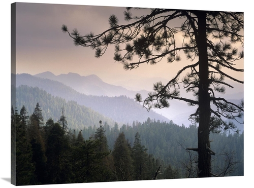 Global Gallery GCS-396901-3040-142 30 x 40 in. View Over Foothills to 