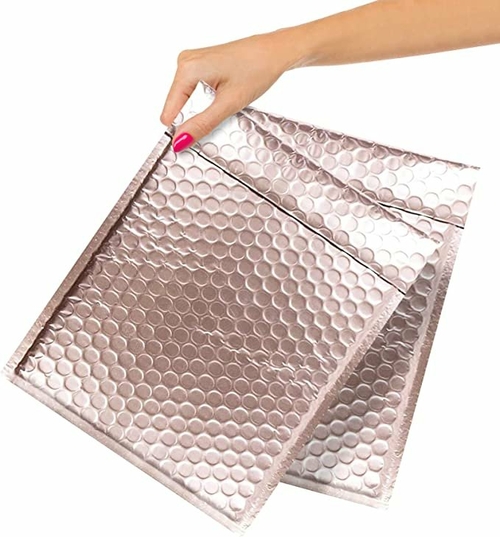 Rose Gold Bubble Mailers Pack of 10 Poly Bubble Mailers 9.5 x 13.5