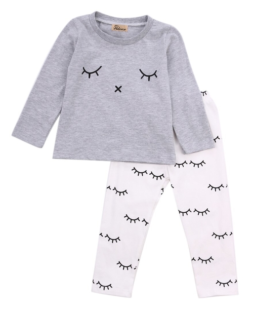 Newborn Kids Baby Boys Girls Autumn Clothes Long