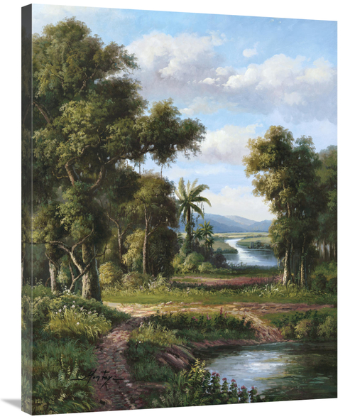 Global Gallery GCS-114659-2835-142 28 x 35 in. Evening Calm Art Print 