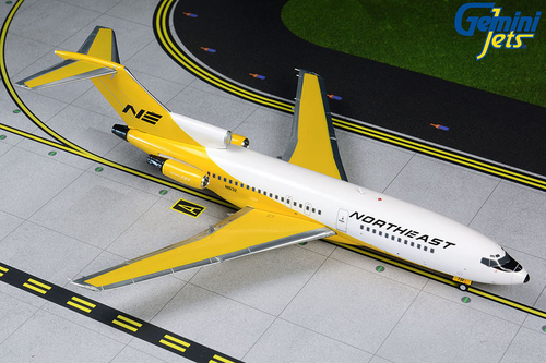 Gemini200 G2NEA828 Northeast Airlines B727-100 1-200 Yellowbird Livery