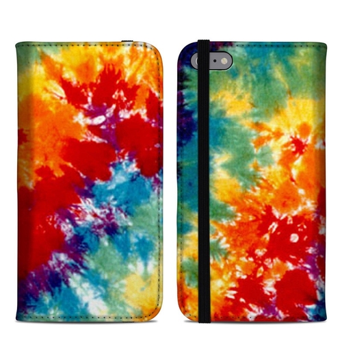 DecalGirl AIP6PFOC-TIEDYE Apple iPhone 6 Plus Folio Case - Tie Dyed