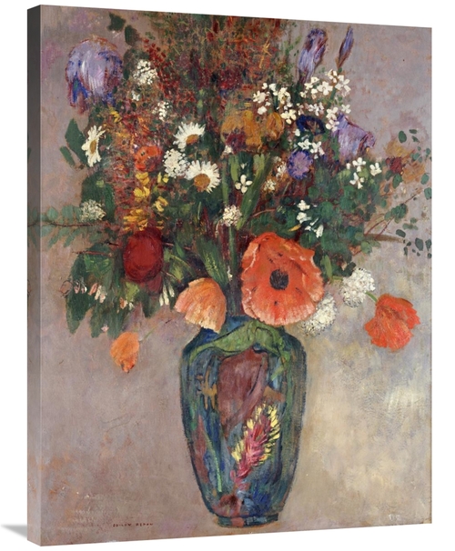 Global Gallery GCS-267079-36-142 36 in. Bouquet of Flowers in a Vase A