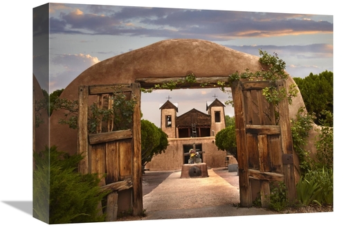 Global Gallery GCS-396373-1216-142 12 x 16 in. Church & Gate, El S
