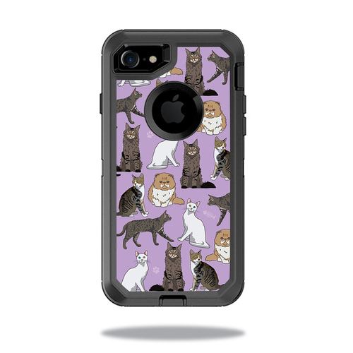 MightySkins OTDIP8-Cat Chaos Skin for Otterbox Defender iPhone SE 2020