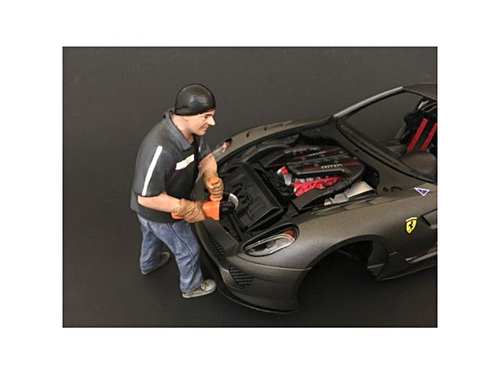 \Chop Shop\" Mr. Chopman Figure for 1:18 Scale Models by American