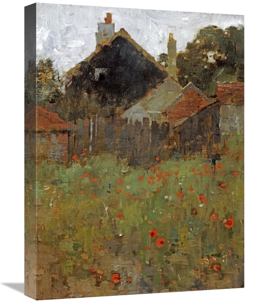 Global Gallery GCS-268306-22-142 22 in. The Poppy Field Art Print - Wi