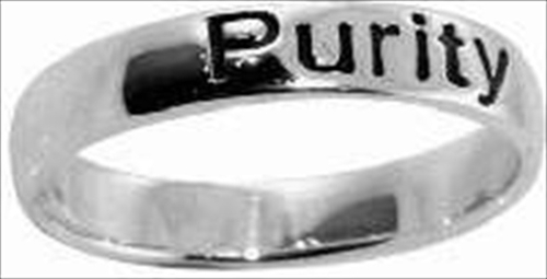 Solid Rock Jewelry 13111 Ring Purity Oxidized Style 805 Stainless Stee