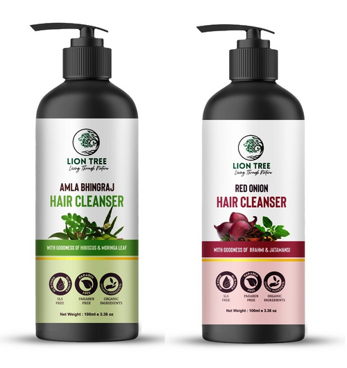 Amla Bhingraj and Red Onion Hair Shampoo 200ml Pack of 2