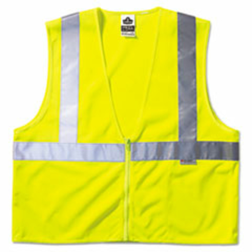 Ego 21125 GloWear Class 2 Standard Vest- Lime- Mesh- Zip