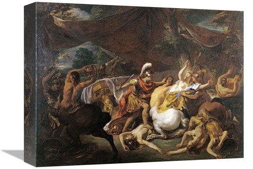 Global Gallery GCS-266183-16-142 16 in. The Battle of the Lapithes & t