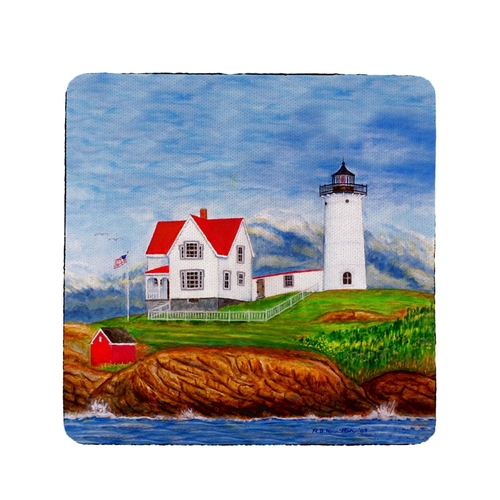 Betsy Drake CT725 Nubble Lighthouse Coaster - Set of 4