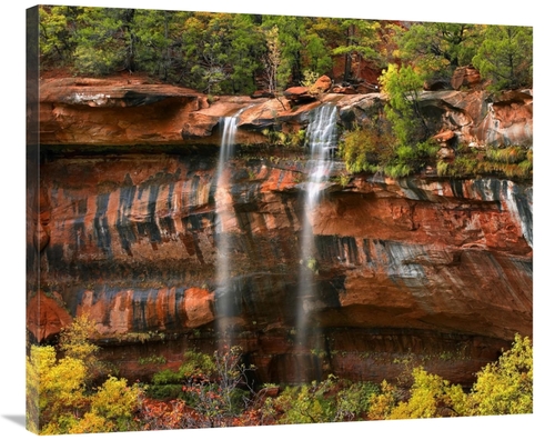 Global Gallery GCS-463208-36-142 36 in. Cascades Tumbling 110 Feet At 