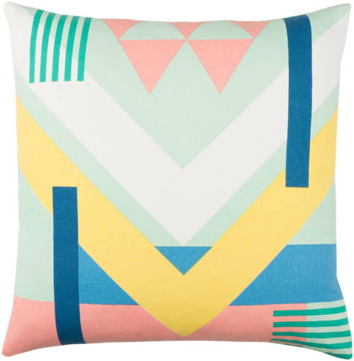 Surya INA005-1818P Lina Throw Pillow - 18 x 18 x 4 in.