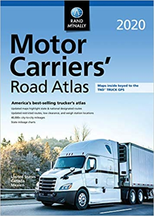 Rand McNally 0528021125 2020 Motor Carrier Road Atlas - Pack of 18