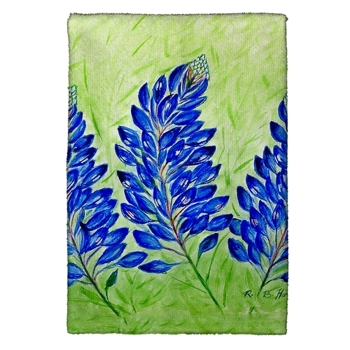 Betsy Drake KT192 Blue Bonnets Kitchen Towel