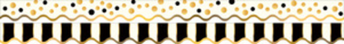 Barker Creek LL-902 Gold Bars - Double-Sided Border & Scalloped Edge