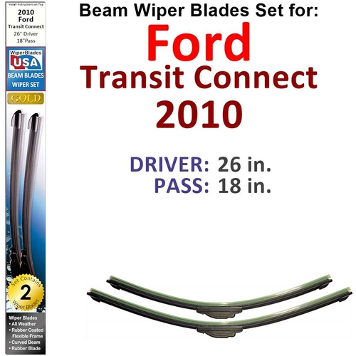Spocket | Dropship | Beam Wiper Blades for 2010 Ford Transit