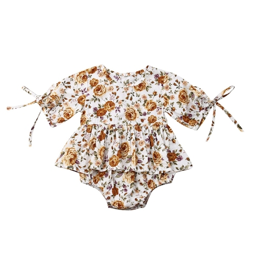 Newborn Baby Girl Summer Short Sleeve