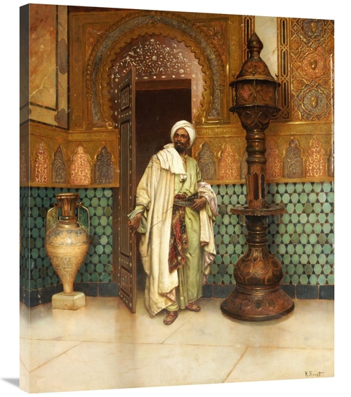 Global Gallery GCS-266293-36-142 36 in. An Arab in a Palace Interior A