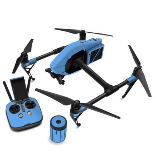 DecalGirl DJII2-SS-BLU DJI Inspire 2 Skin - Solid State Blue