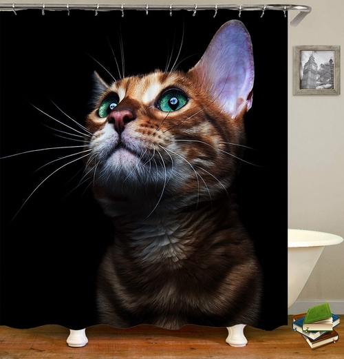 Gorgeous Cat Shower Curtain