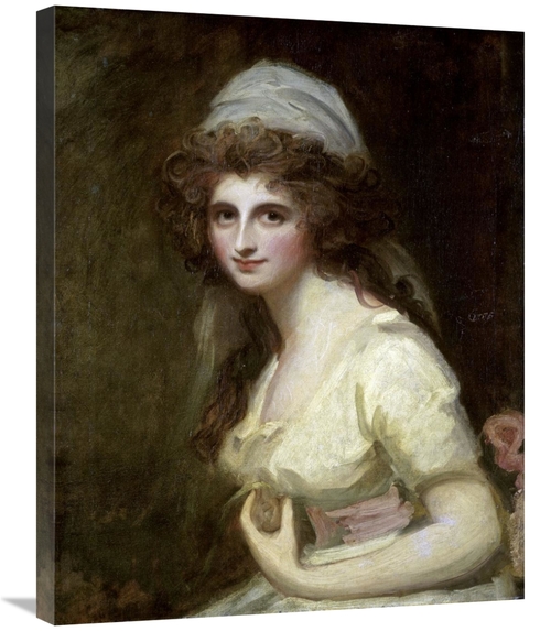 Global Gallery GCS-282759-30-142 30 in. Lady Hamilton in a White Turba