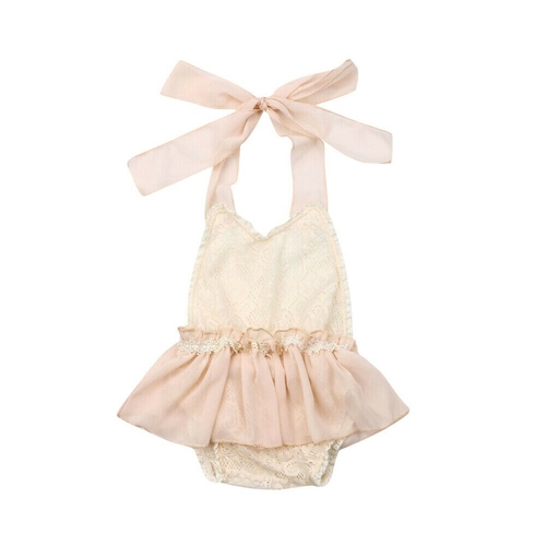 Summer Newborn Baby Girl Bodysuits Clothes Lace