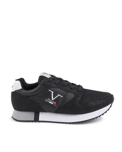 V Italia Mens Sneaker Black SNK 003 M BLACK