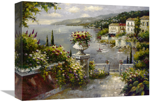 Global Gallery GCS-121377-1216-142 12 x 16 in. Capri Vista II Art Prin