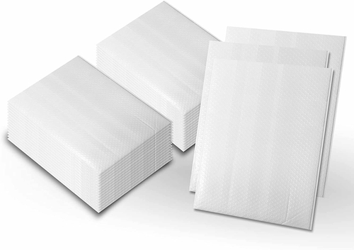 Pack of 50 White Poly Bubble Mailers 14.75 x 19 Bubble Padded