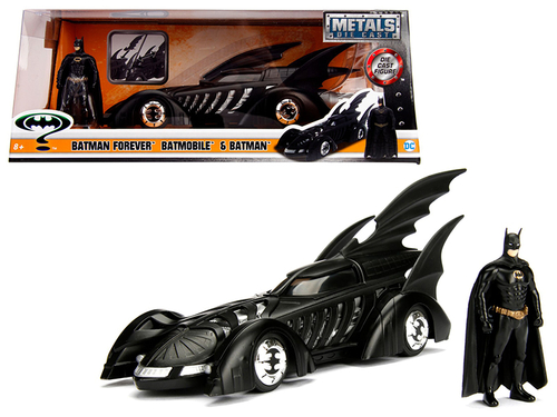 1995 Batman Forever Batmobile with Diecast Batman Figure 1/24 Diecast