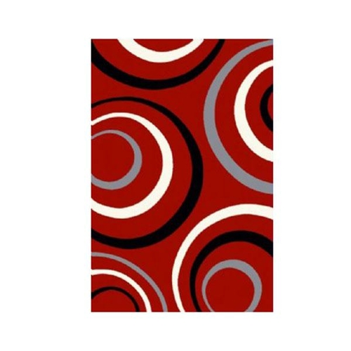 Miami Radius Red Rug