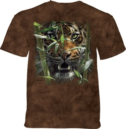 The Mountain 1565113 Brown Hungry Eyes Youth Classic Tee - Extra Large
