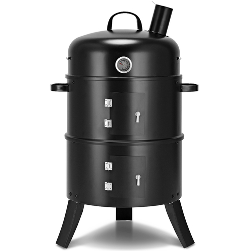 BBQ Charcoal Smoke Grill Lightweight Camping Garden