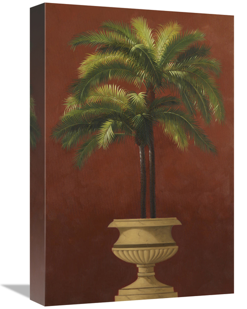 Global Gallery GCS-127138-1218-142 12 x 18 in. Potted Palm Red III Art