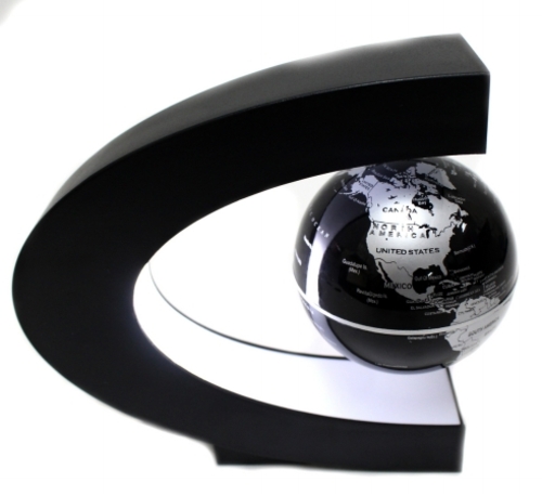 AZ Trading & Import TG00C Black Silver C Shape Magnetic Levitation Flo