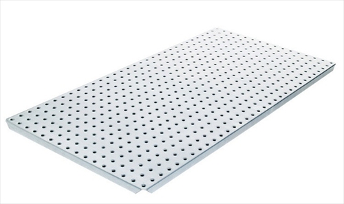 Alligator Board ALGBRD16x32PTD-SLV Silver Powder Coated Metal Pegboard