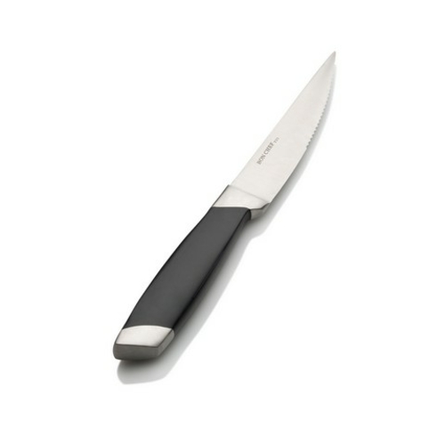 Bon Chef S936 10 in. Solid Stainless Steel Gaucho Steak Knife & 5 in. 