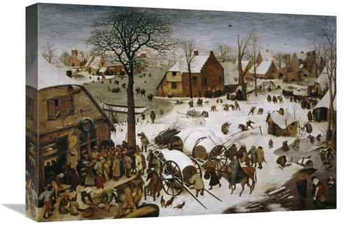 Global Gallery GCS-281794-22-142 22 in. The Census at Bethlehem Art Pr