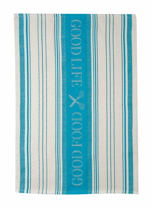 Kay Dee 6662431 18 x 28 in. Teal Cotton Tea Towel - Pack of 6