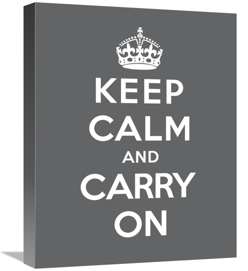 Global Gallery GCS-371965-1620-142 16 x 20 in. Keep Calm & Carry on - 