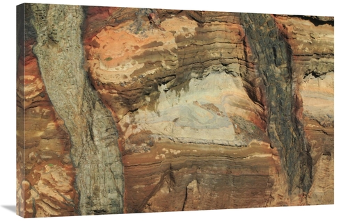 Global Gallery GCS-398105-2436-142 24 x 36 in. Rocky Volcanic Cliff in